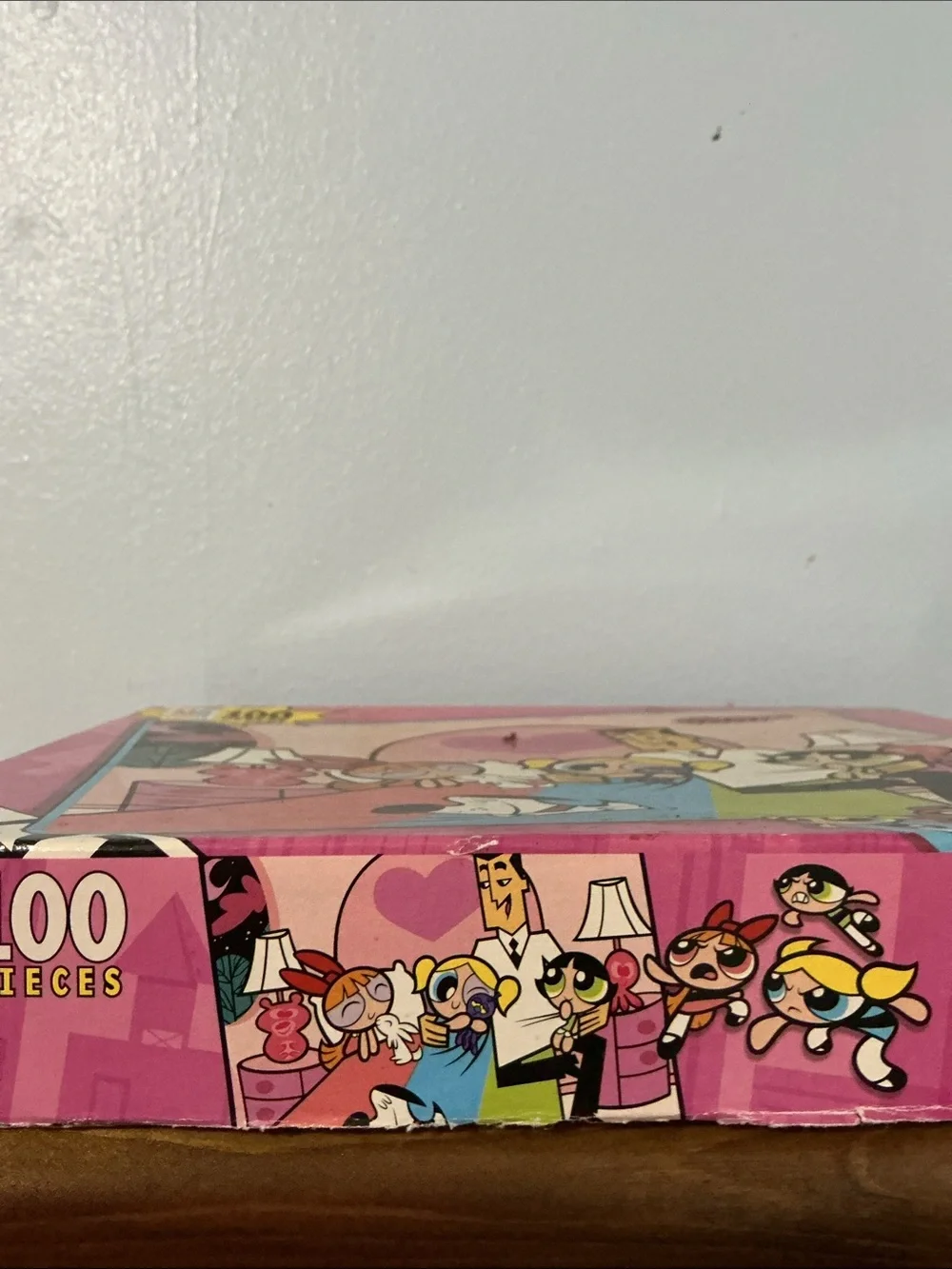 Vintage Cartoon Network Powerpuff Girls & Prof Utonium 100 piece Puzzle Complete